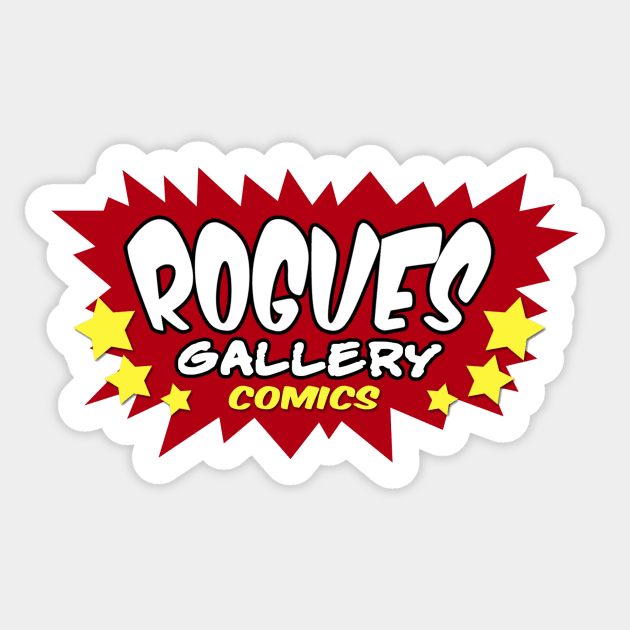 Rogues Gallery Comics Logo Sticker by Rogues Gallery Comics